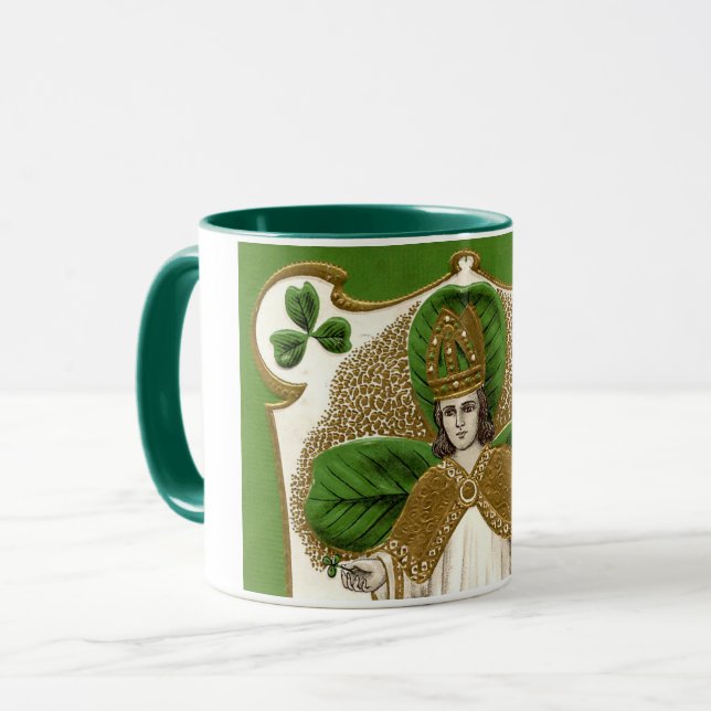 Mug Saint Patrick, Shamrock (Devant gauche)