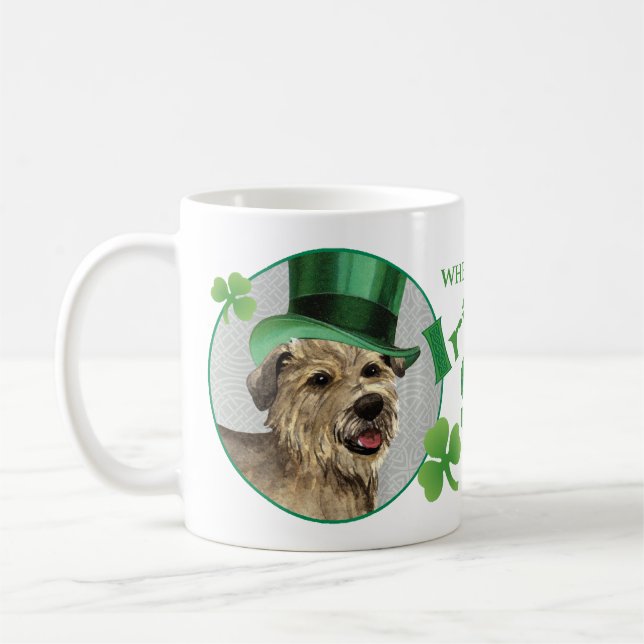 Mug Saint Patrick's Day Glen of Imaal Terrier (Gauche)