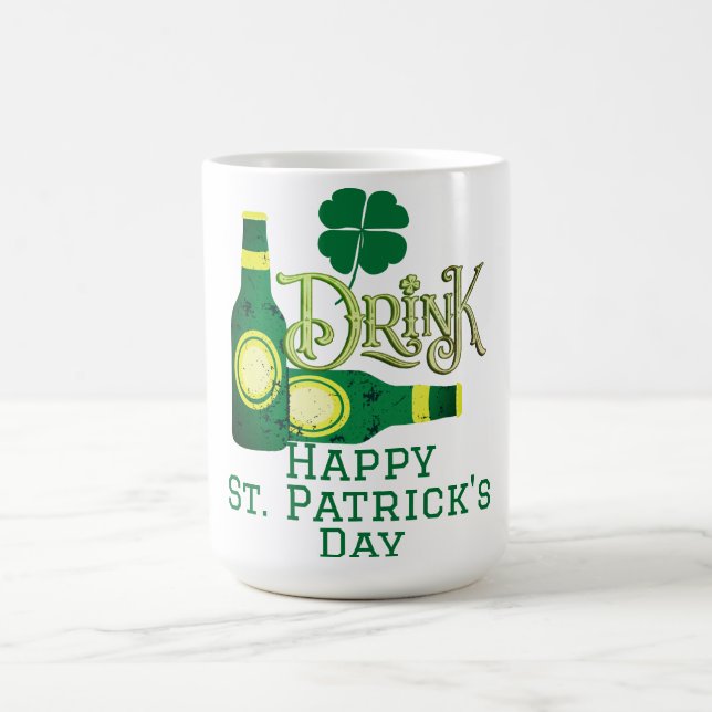 Mug Saint Patrick's Day Irlandais Shamrock de la chanc (Centre)