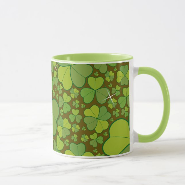 Mug Saint Patrick's Day Lucky Clovers Shamrock irlanda (Droite)