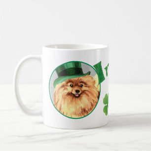 Mug Saint Patrick's Day Pomeranian