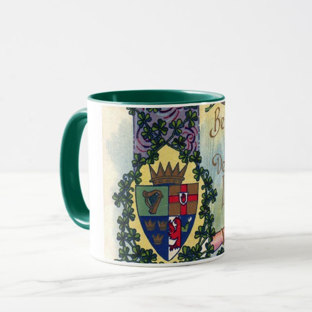 Mug Saint Patrick's Day, Shamrock (Devant gauche)