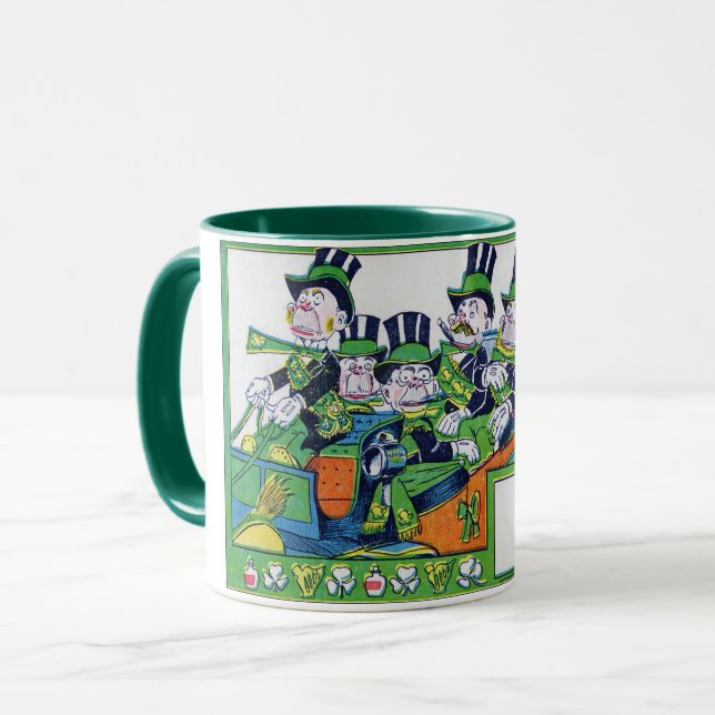 Mug Saint Patrick's Day, Vintage (Devant gauche)
