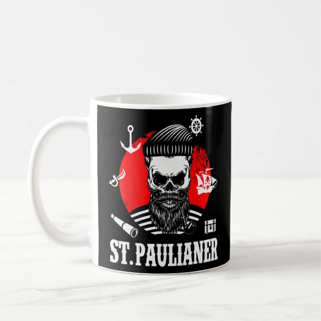Mug Saint Pauli Hambourg Crâne Paulian Saint Pauli (Gauche)