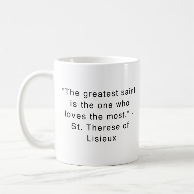 Mug Saint Thérèse de Lisieux (Gauche)