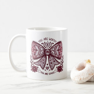 Mug Saint Valentin Chrétien Vous êtes digne Coquette