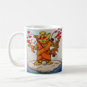 Mug Saint Valentin Cupid's Love Cat