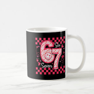 Mug Saint-Valentin Drôle 67 Six Sept Mème 6 7 Femmes F