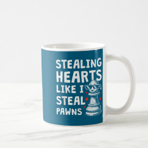 Mug Saint valentin drôle d'échecs volant cœur comme