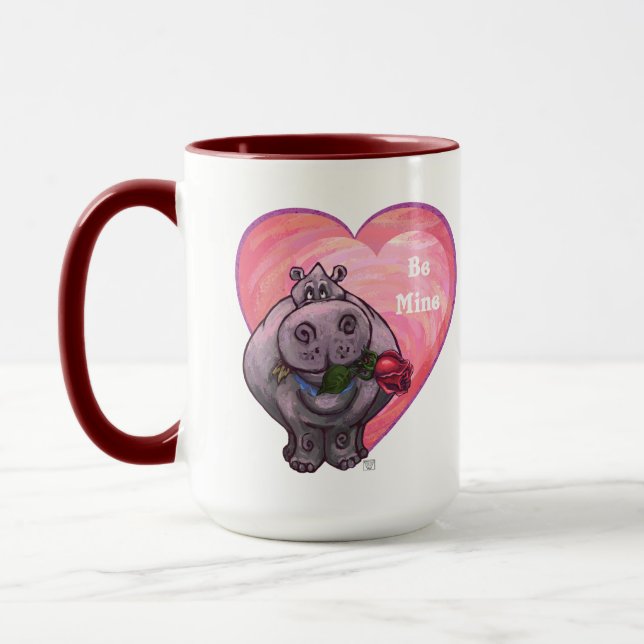 Mug Saint-Valentin Hippopotame (Gauche)