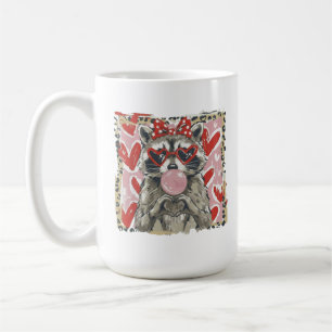 Mug Saint Valentin léopard vintage drôle Raton Lover H