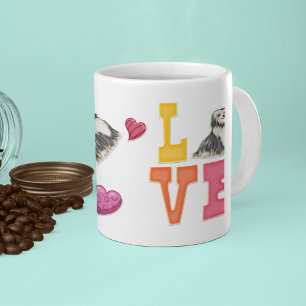 Mug Saint-Valentin personnalisé pour amateur de chien 