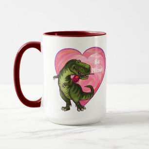 Mug Saint Valentin Tyrannosaurus