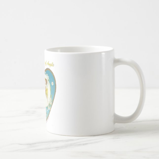 Mug Saint-Valentin victorien sur les anges des cadeaux (Droite)