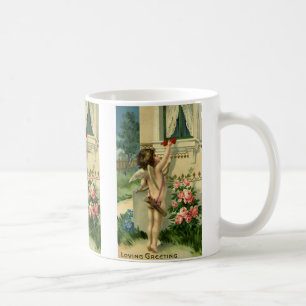 Mug Saint Valentin victorienne vintage, Angel Hearts
