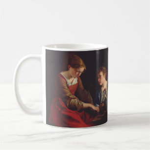 Mug Sainte Cécile et un ange par Orazio Gentileschi