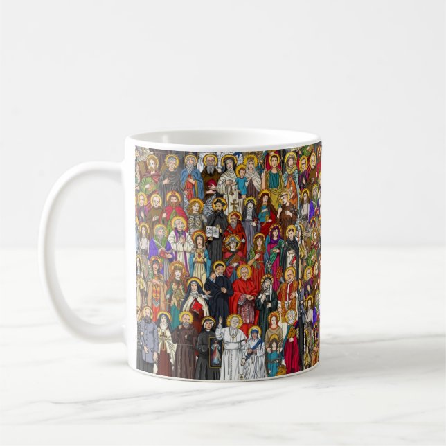 Mug Saints, All saints, Catholic Saints (Gauche)