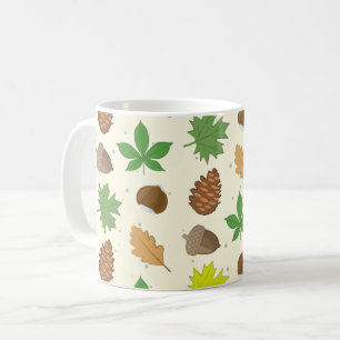 Mug Saison Automnale Colorée - Motif Naturel 