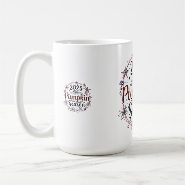 Mug Saison Citrouille 2025 - Joli cadeau d'automne (Gauche)