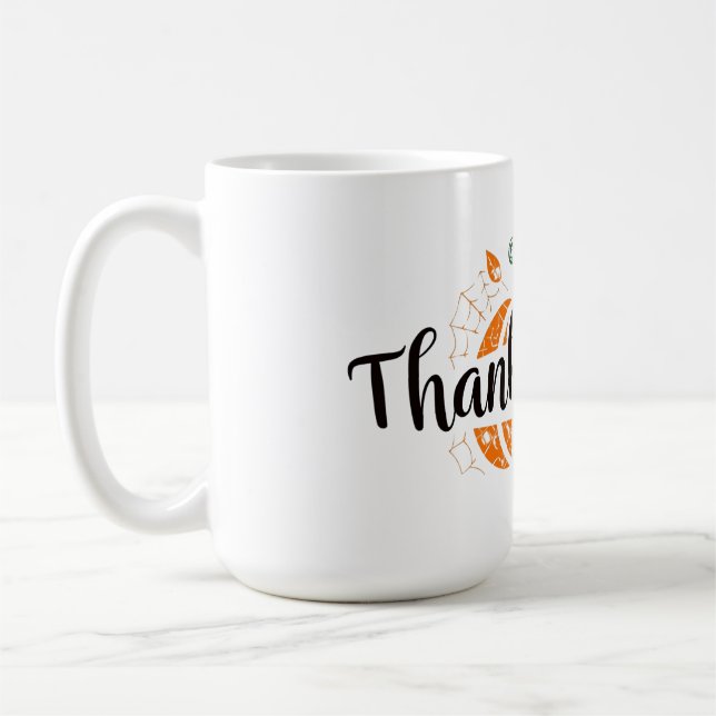 Mug Saison citrouille 2025 - Thanksgiving cosy (Gauche)