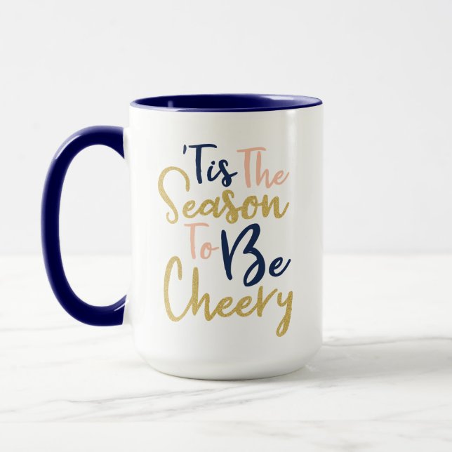 Mug Saison D'Être Gourmande | Écriture manuscrite tend (Gauche)