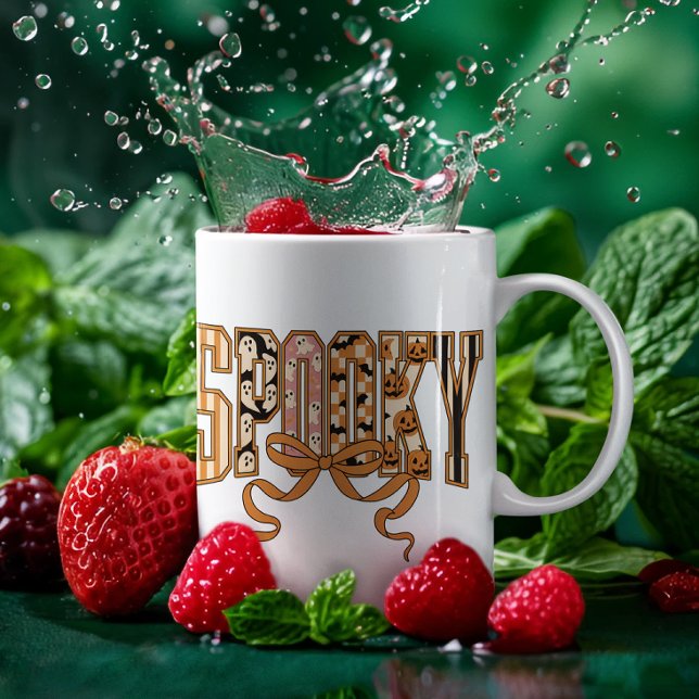 Mug Saison éffrayante Halloween Ghosts Citrouille Desi (Créateur téléchargé)