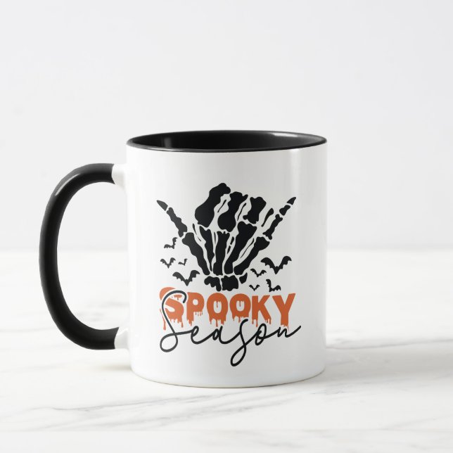 Mug Saison éffrayante Musique Éffrayante (Gauche)