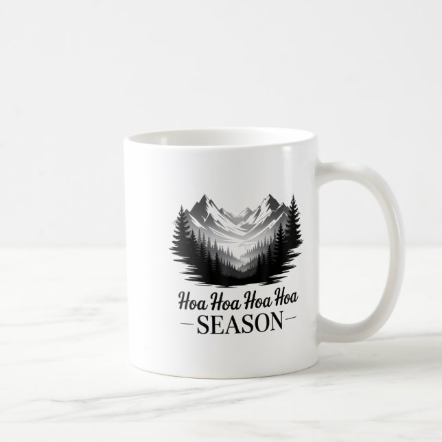 Mug Saison Hoa Automne automne Mist Graphisme tendance (Droite)