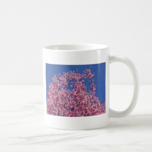 Mug Sakura Cherry Fleurit Dans Le Bleu