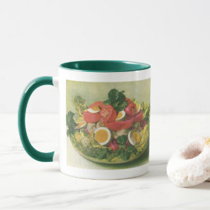 Mug Salade Mesclun verte biologique d'aliments anciens