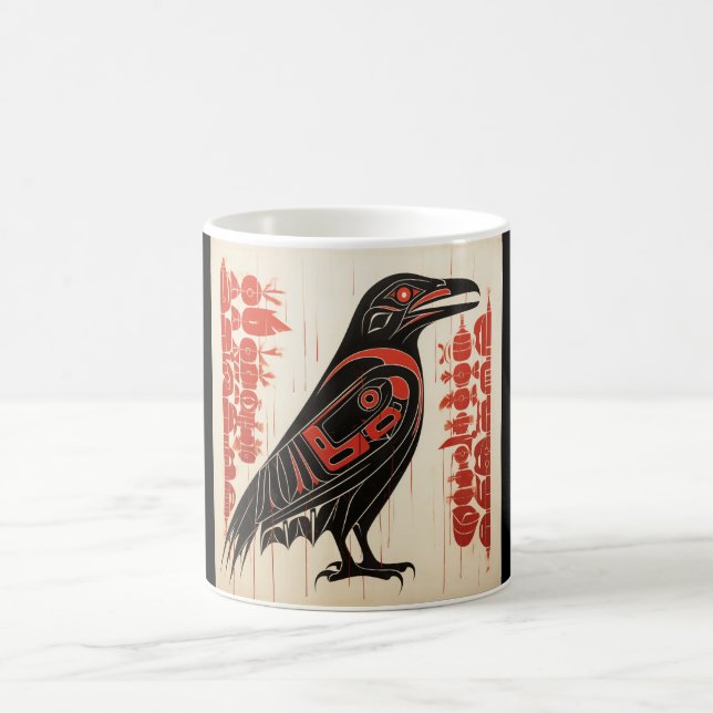 Mug Salish natif pacifique northwestern style art rave (Centre)