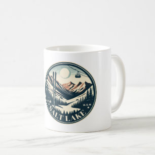 Mug Salt Lake City Stations de ski Utah cadeaux de ski