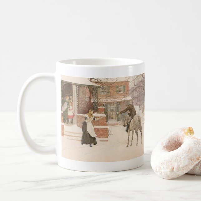 Mug Salutation au facteur par Robert Walker Macbeth (Avec donut)