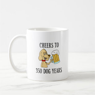 Mug Salutations À 350 Chiens Années 50e Anniversaire