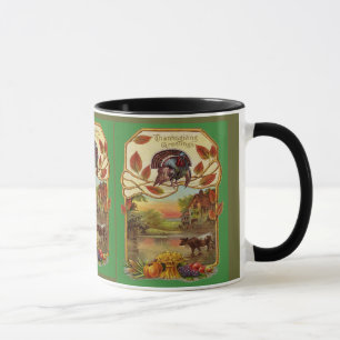 Mug Salutations d'action de grâces vintages