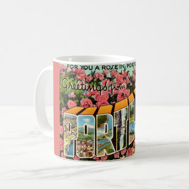 Mug Salutations de Portland Oregon (Devant gauche)