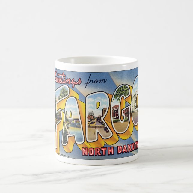 Mug Salutations de voyage du nord de Fargo (Centre)