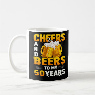 Mug Salutations Et Bières À Mes 50 Ans 50e Anniversa