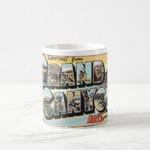 Mug Salutations Vintage voyage de Grand Canyon Arizona
