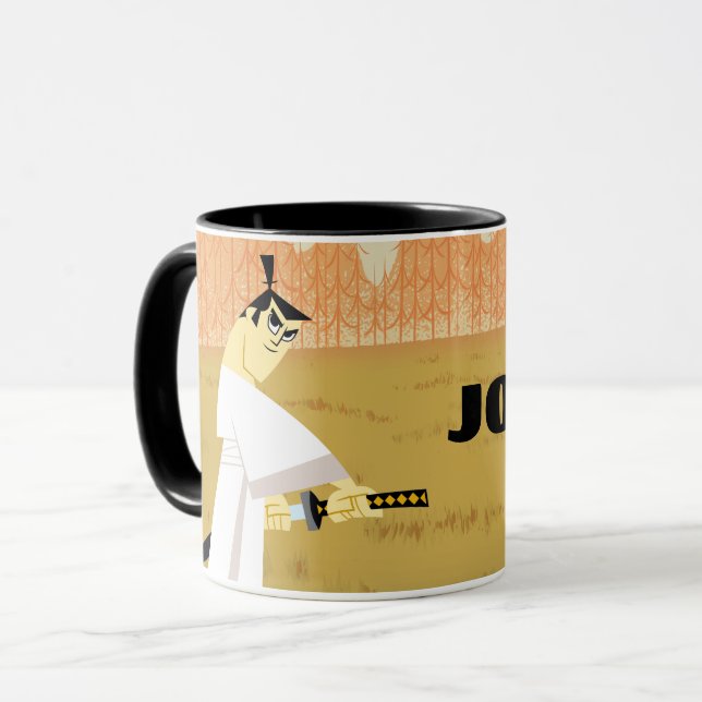 Mug Samouraï Jack Drawing Sword (Devant gauche)