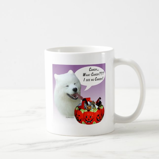 Mug Samoyed Halloween Candy (Droite)