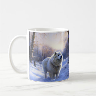Mug Samoyed Let It Snow Christmas