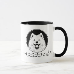 Mug Samoyed Mom Custom Established Pop Art Samoyed
