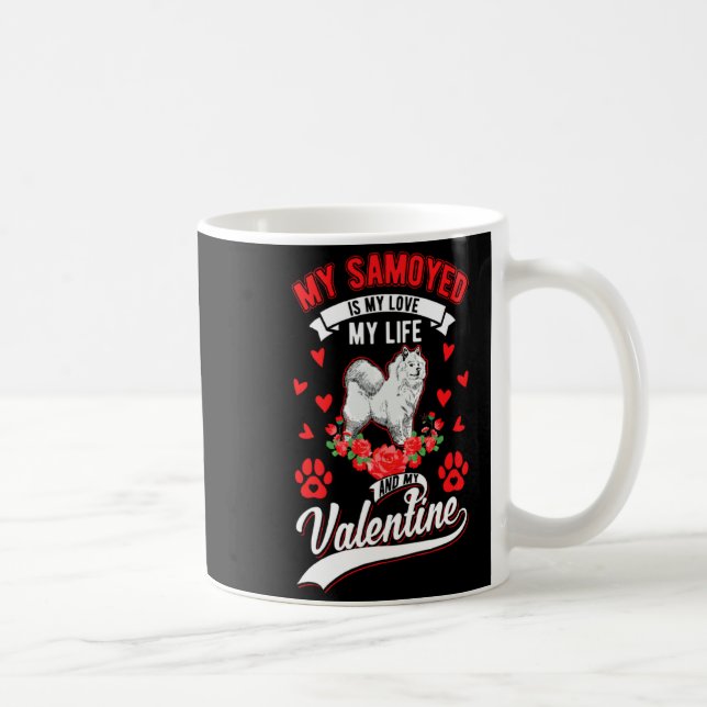 Mug Samoyed Valentines Day Samoyed 1  (Droite)