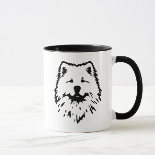 Mug Samoyède Minimaliste Illustré Élégant & Chic