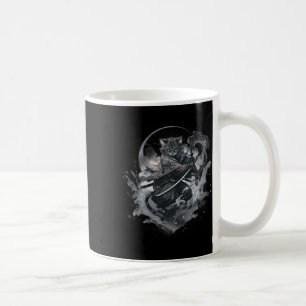 Mug Samurai Chat Anime Japonais Ninja Guerrier Aesthét