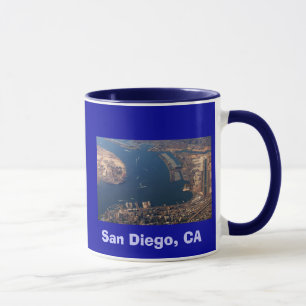Mug San Diego, antenne de CA, San Diego, CA