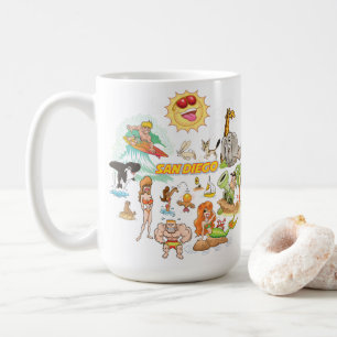 Mug San Diego California White