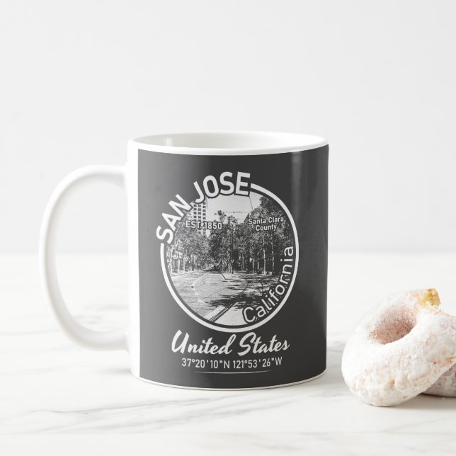 MUG SAN JOSE - CALIFORNIE VINTAGE (Avec donut)