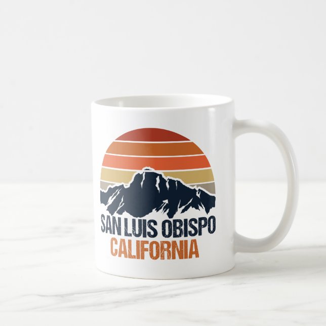 Mug San Luis Obispo California Mountain Sunset (Droite)